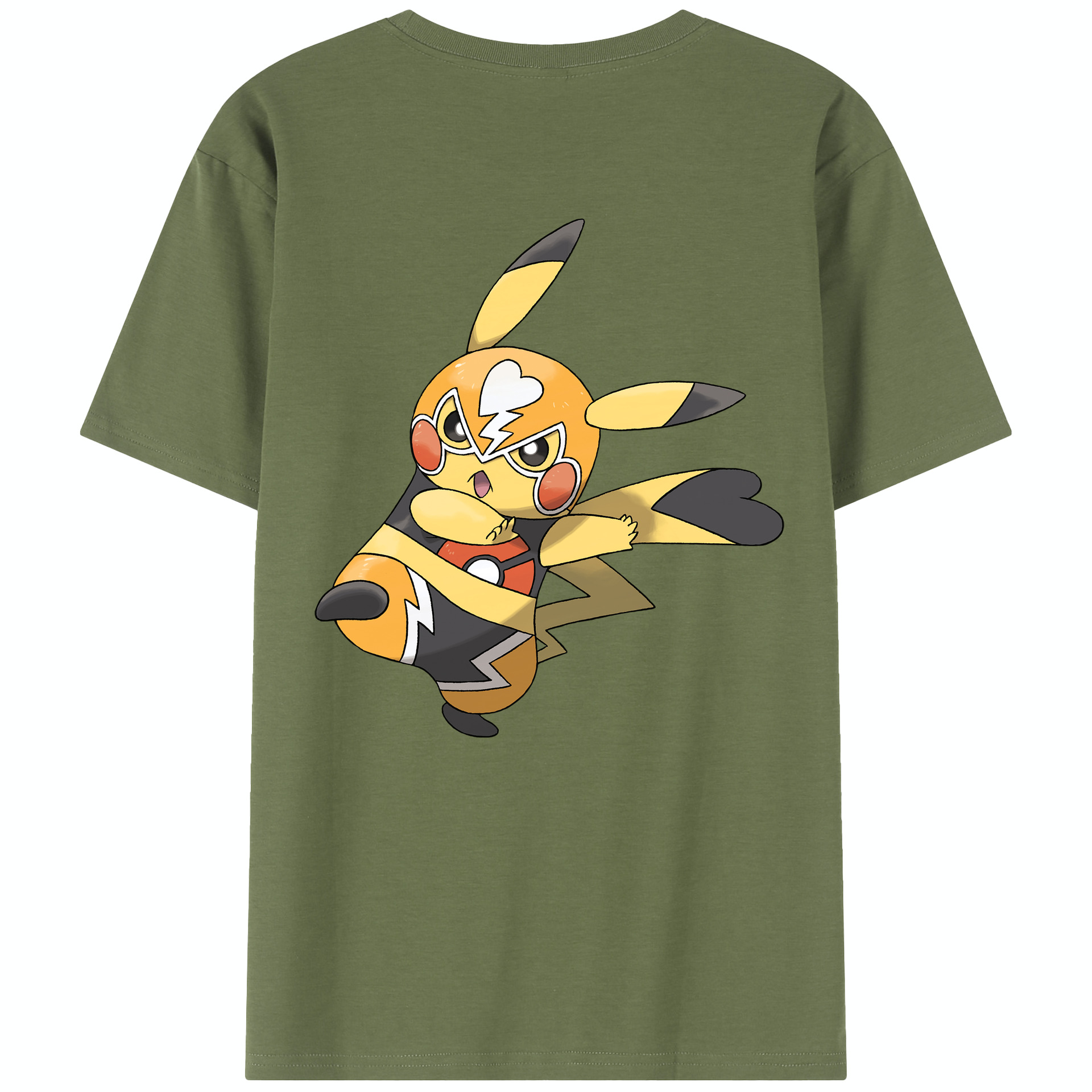 （画像用） ポケットモンスター Pokémon 綿100％半袖Tシャツ（背面プリント）